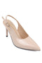 Thea patent beige, lakovane bez cipele sa srednjom stiklom, stikle 9,5 cm