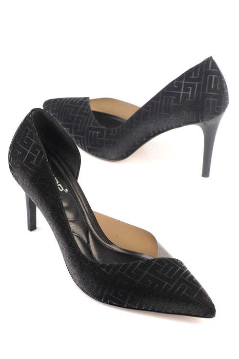 Arya soft black, crne ženske cipele sa štiklom, salonke 6 cm