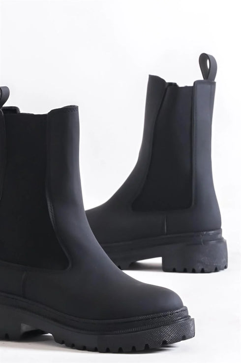 Elastic boots black, crne elastične čizme, ženske čizme