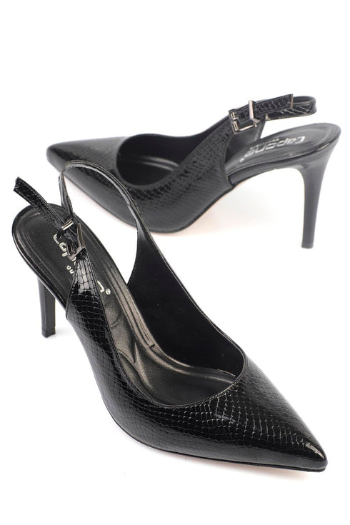Thea glam black, crne cipele sa visokom štiklom, štikle 10 cm