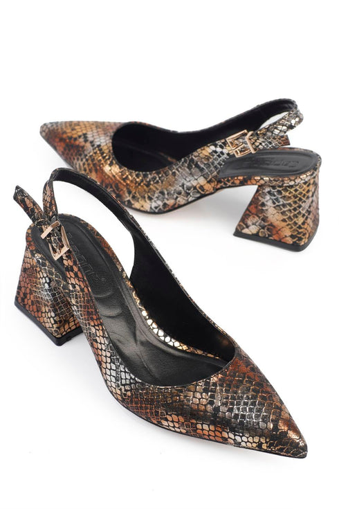 Softy gold, ženske cipele sa mekim ulošcima, štikle 6 cm