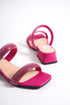 Jada pink, roze zenske sandale, potpetica 4cm