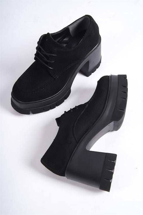 Skye black, crne pletene zenske cipele, potpetica 9cm
