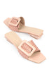 Shay pink, roze zenske sandale sa kopcom, potpetica 3cm
