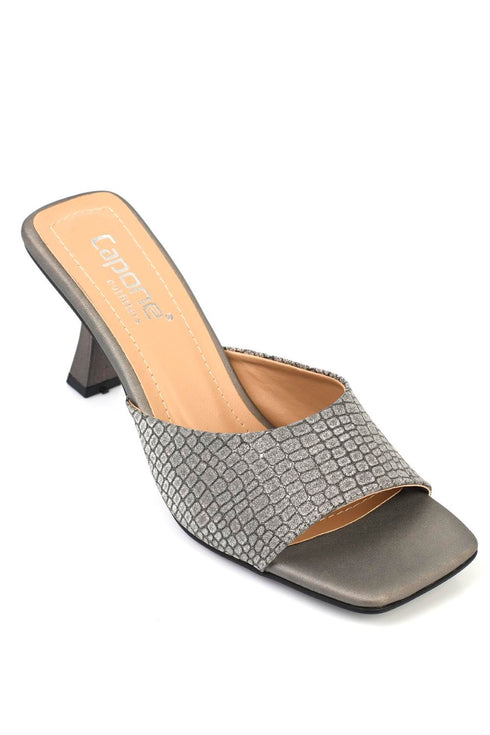 Lina grey, sive zenske sandale sa dijamantima sa srednjom stiklom, potpetica 7cm