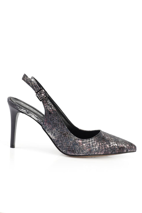 Thea snake anthracite grey, tamno sive zenske cipele sa visokom stiklom, stikle 10 cm