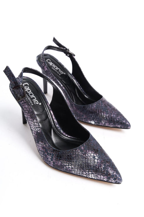 Thea snake anthracite grey, tamno sive zenske cipele sa visokom stiklom, stikle 10 cm