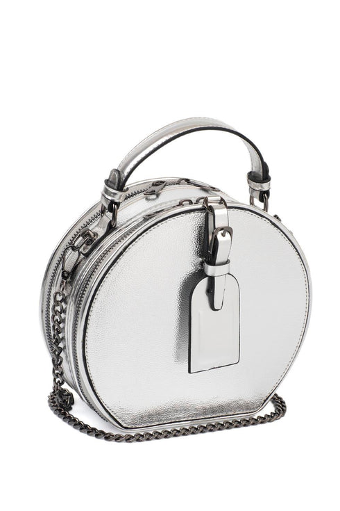 Lyon silver, srebrna zenska torbica sa ruckom