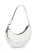 Half Moon silver, srebrna ženska tašna, srebrna torbica