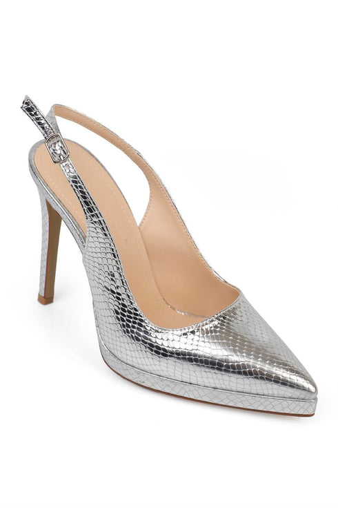 Thea glam metallic silver, metalik srebrne cipele sa platformom i visokom štiklom, štikle 11 cm