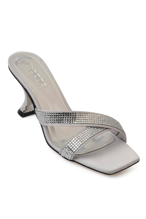 Tori silver, srebrne zenske sandale, potpetica 8.5cm