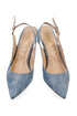 Thea light denim, svetlo plave zenske cipele, stikla 10cm