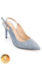 Thea light denim, svetlo plave zenske cipele, stikla 10cm