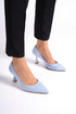 Emma light blue denim, svetlo plave zenske cipele, salonke 7 cm