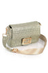 Ibiza labyrinth mint green, svetlo zelena zenska crossbody torbica preko tela