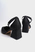 Noor black, crne ženske cipele sa srednjom štiklom, štikle 6 cm