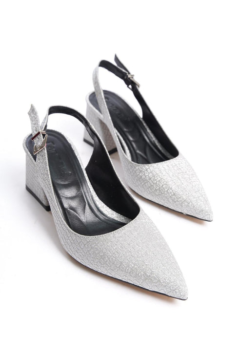 Softy silver, srebrne ženske cipele sa mekim ulošcima, štikle 6 cm