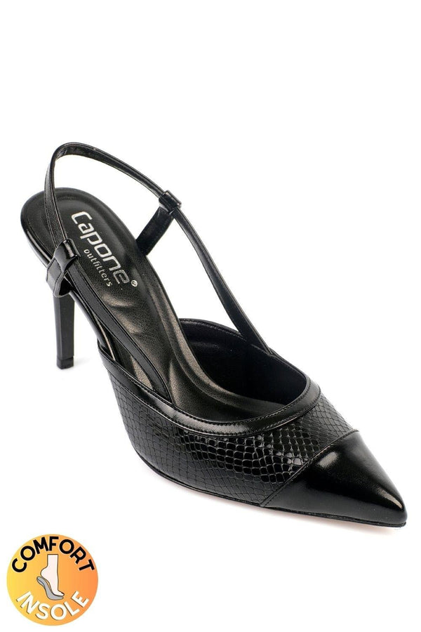 Ruby black, elegante crne cipele sa srednjom štiklom, štikle 6 cm