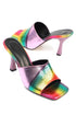 Macy rainbow, sarene zenske sandale sa srednjom stiklom, potpetica 9cm