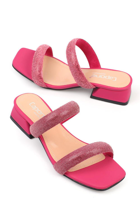 Jada pink, roze zenske sandale, potpetica 4cm