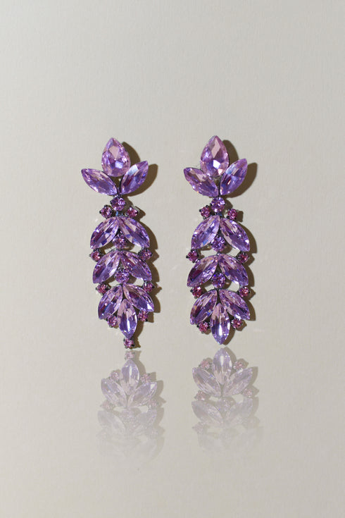 Purple diamond, ljubičaste minđuše