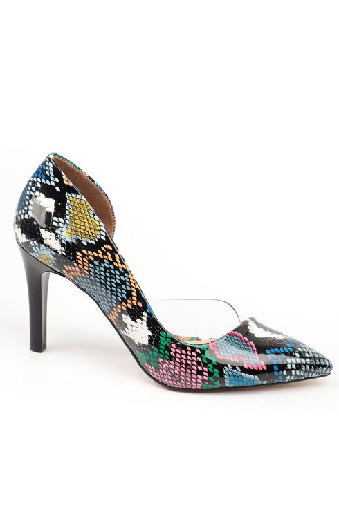 Arya multicolored, šarene ženske cipele sa štiklom, salonke 9 cm