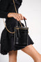 Malaga black, crna ženska torbica